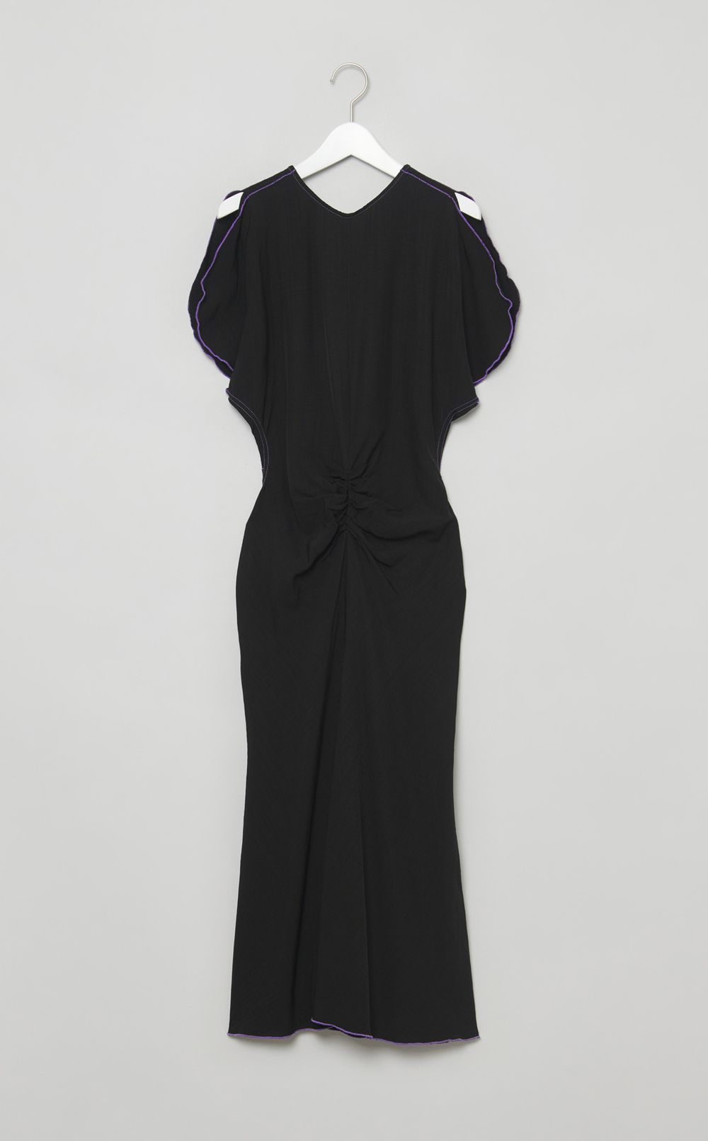 【reADdress】ギャザーウエストミディワンピース