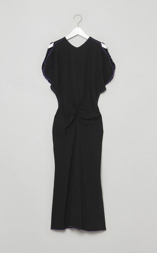 【reADdress】ギャザーウエストミディワンピース