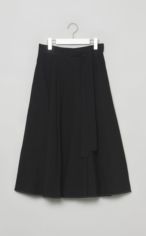 【reADdress】ウエストベルトフレアスカート