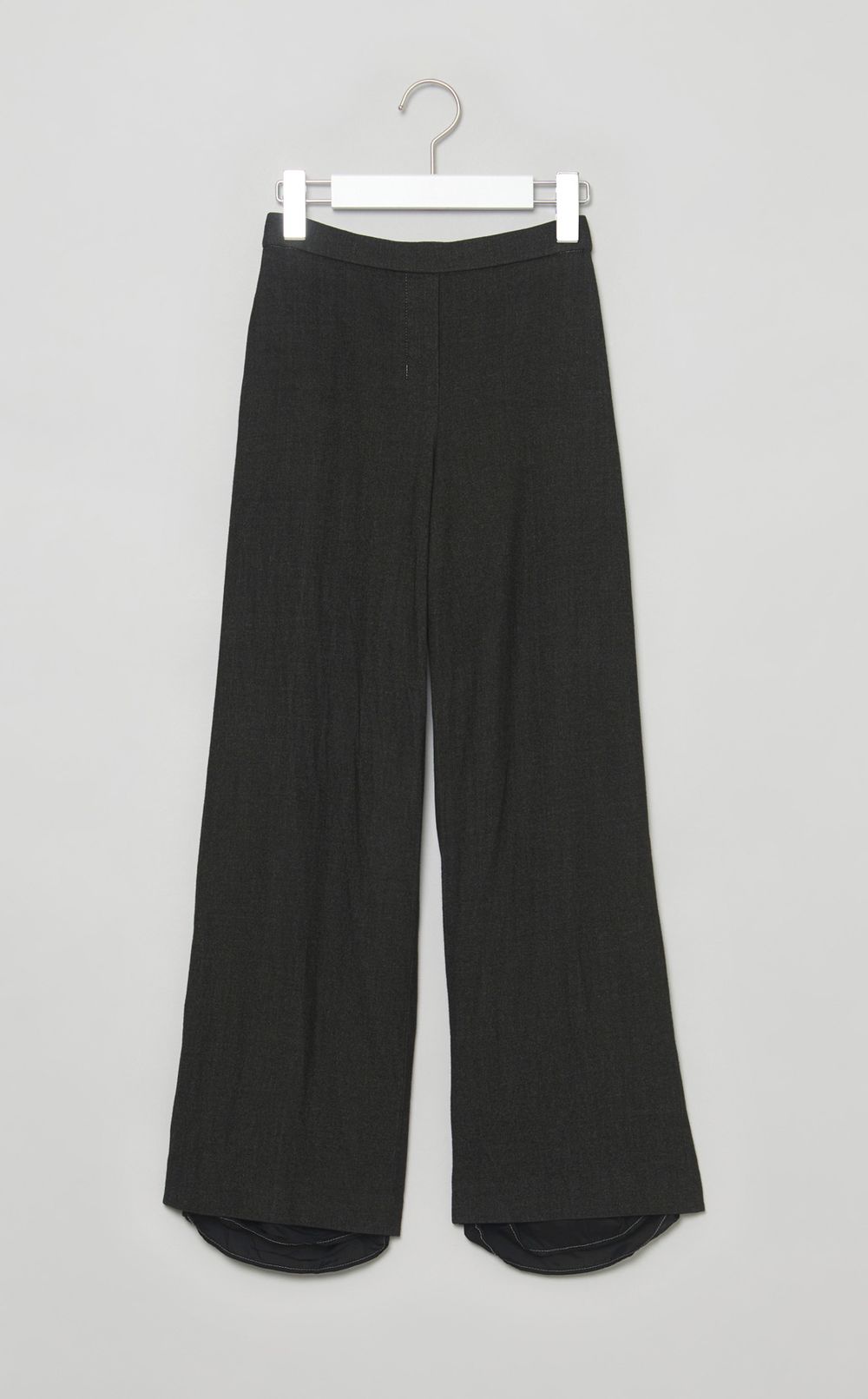【reADdress】ウール混ワイドパンツ