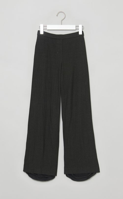 【reADdress】ウール混ワイドパンツ