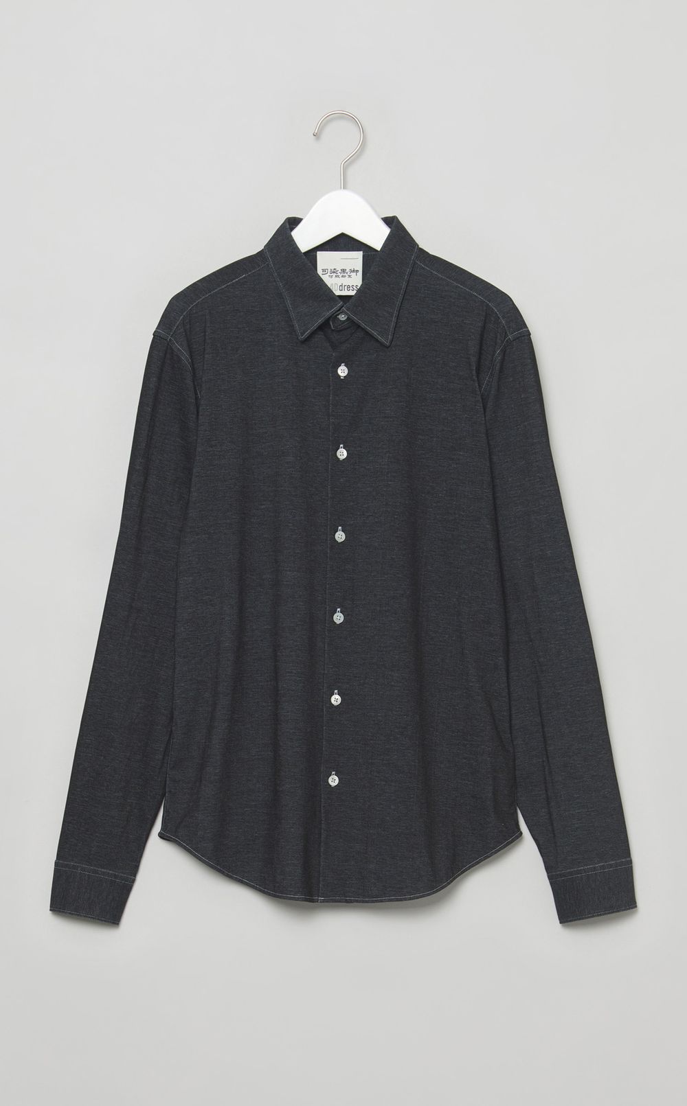 【reADdress】ストラクチャーニットシャツ