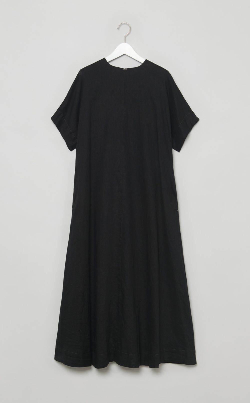 【reADdress】リネンショートスリーブワンピース