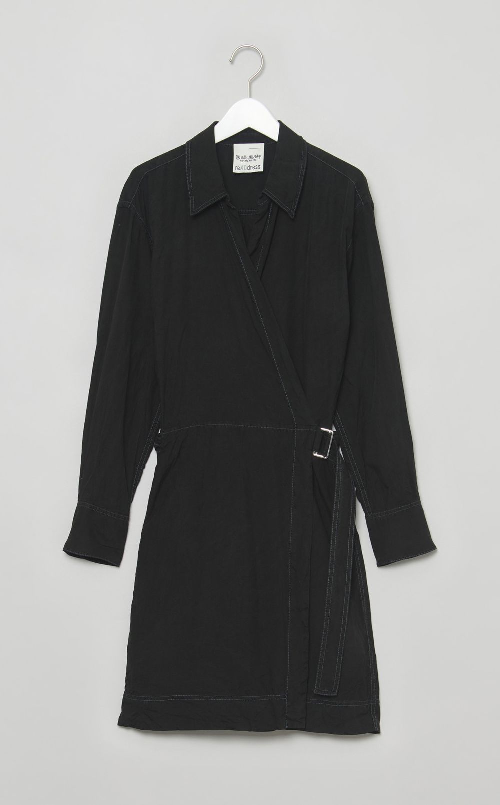 【reADdress】ラップロングシャツワンピース