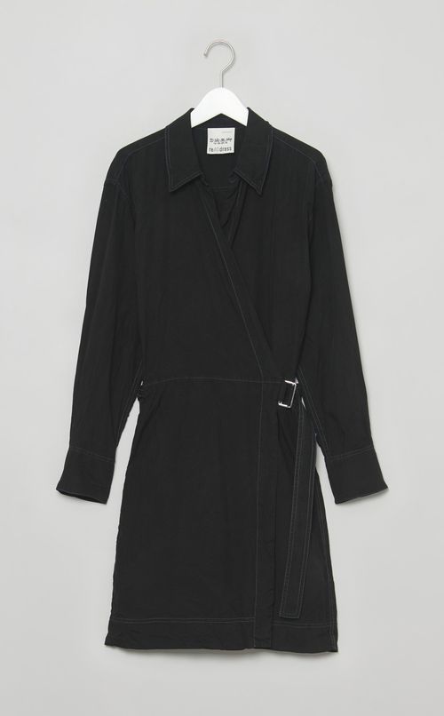 【reADdress】ラップロングシャツワンピース