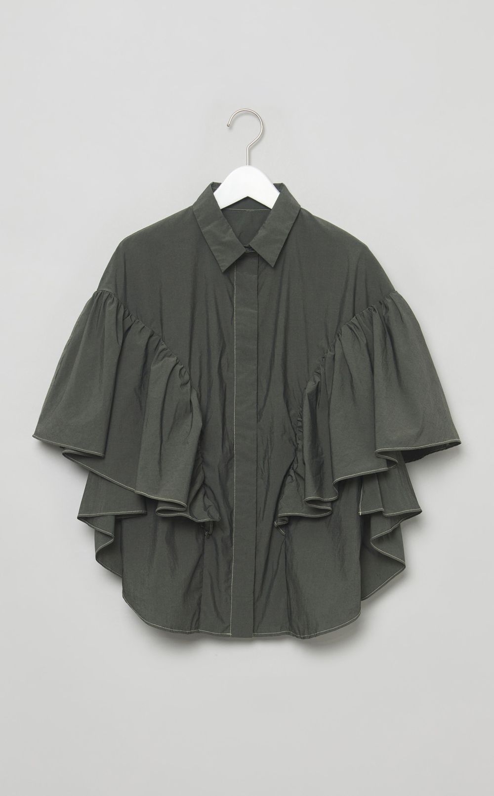 【reADdress】ギャザーフレアスリーブブラウス