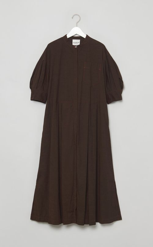 【reADdress】ストレッチブロードシャツワンピース