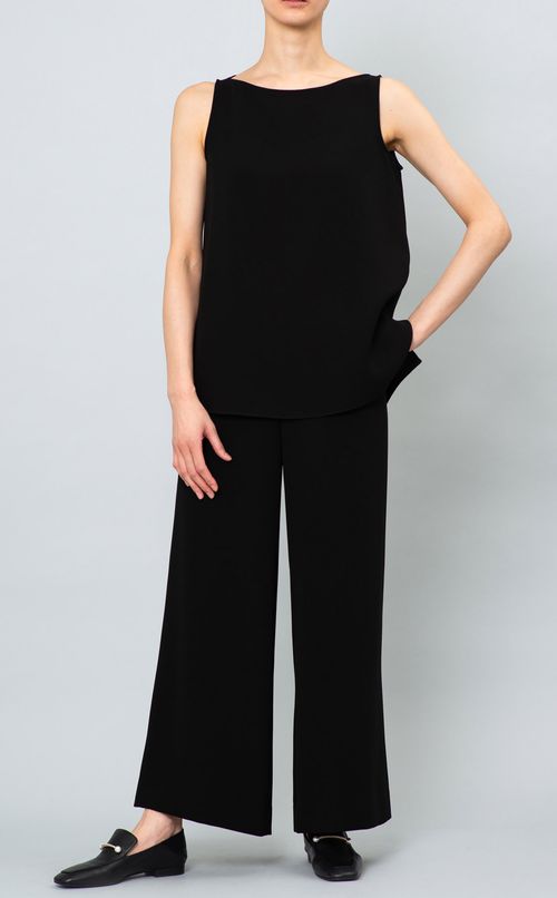 トリアセテートノースリーブブラウス