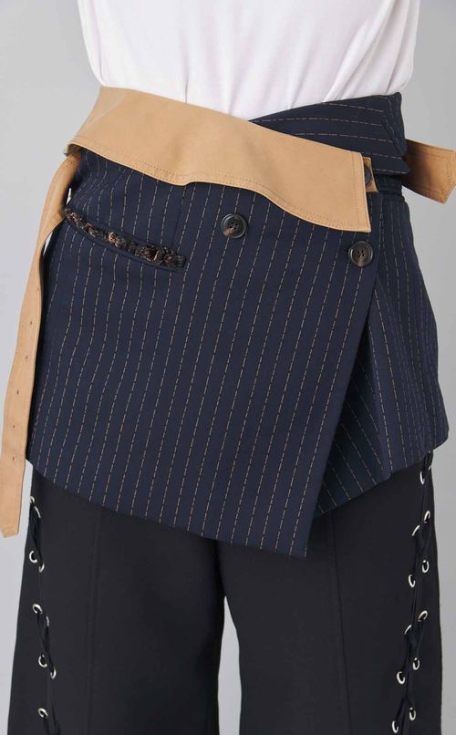 【roop】アシンメトリーラップスカート