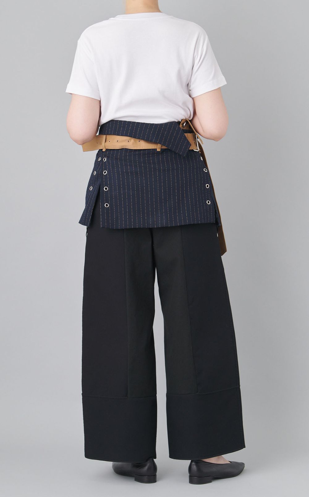 【roop】アシンメトリーラップスカート