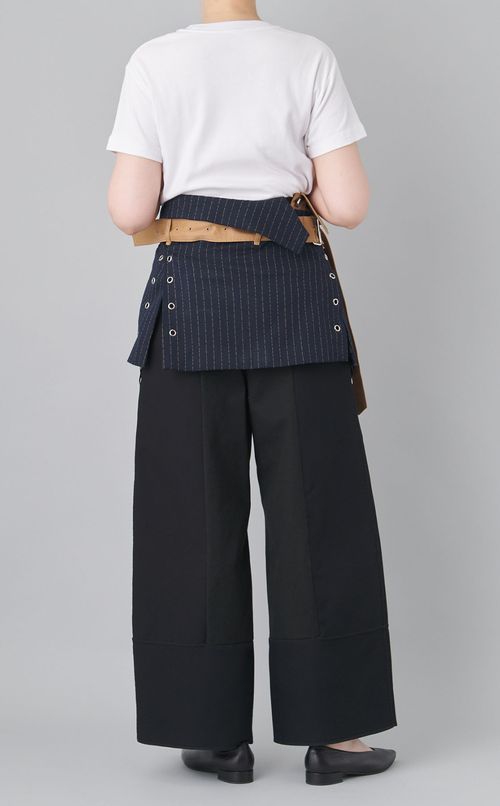 【roop】アシンメトリーラップスカート