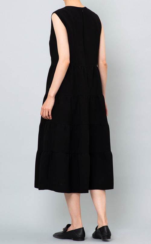 ティアードノースリーブワンピース