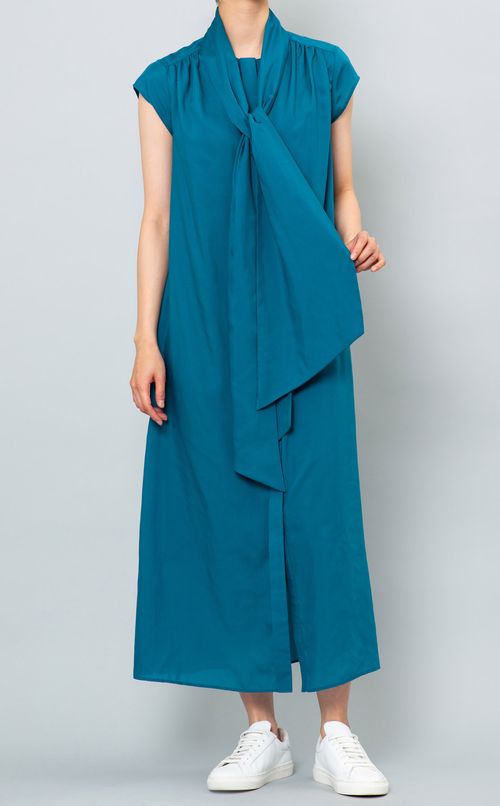 フレンチスリーブボウワンピース