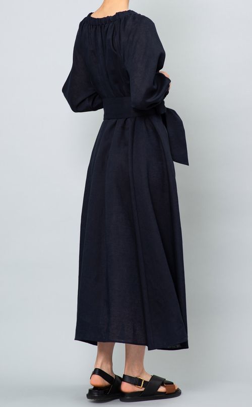 リネンロングワンピース