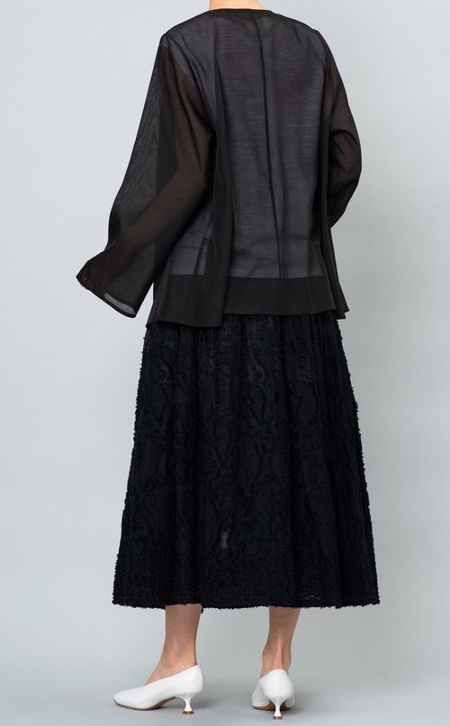 オーガンジーシャツジャケット