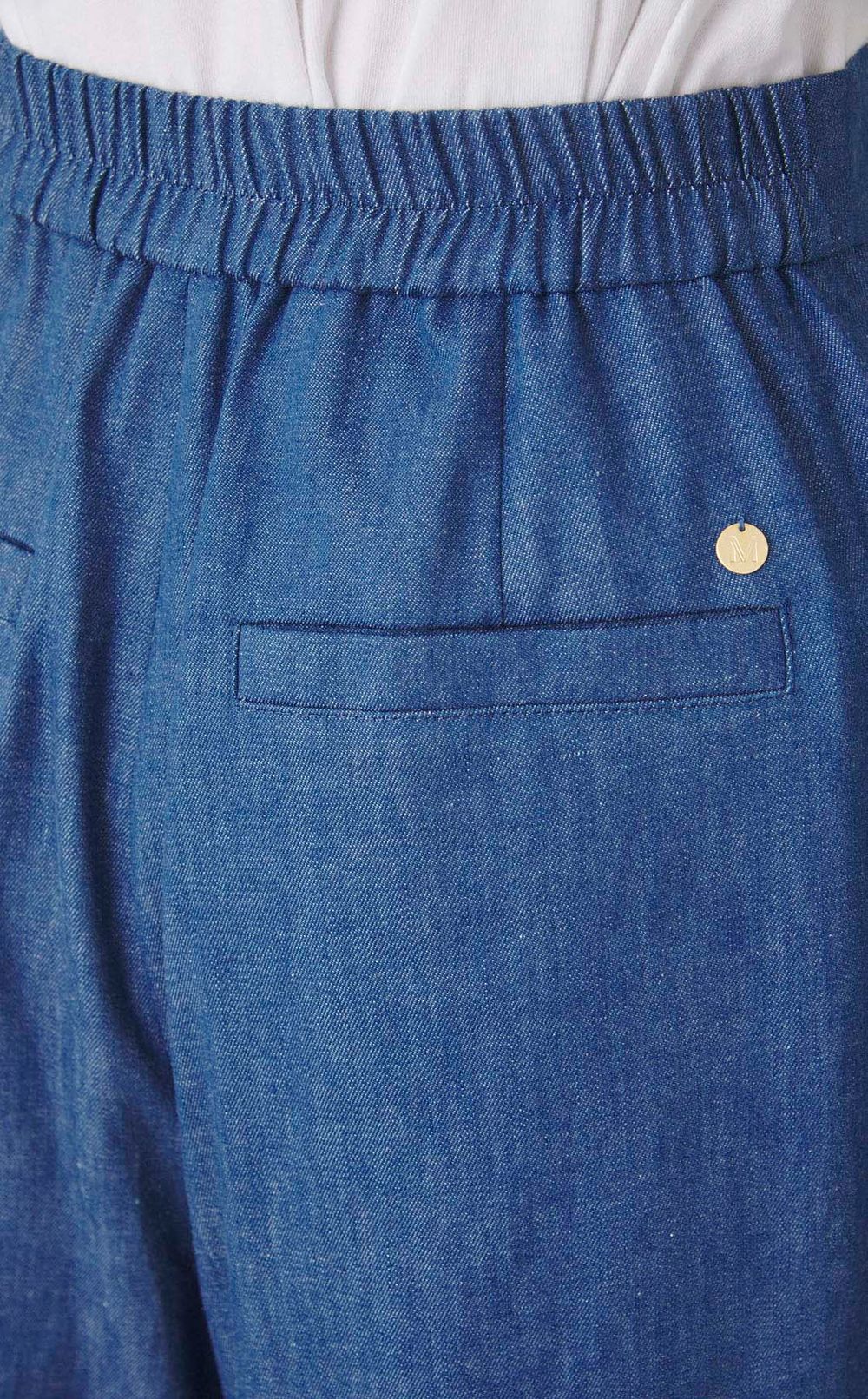 リボンデニムパンツ