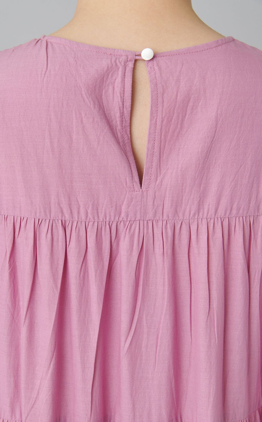 コットンボイルティアードワンピース