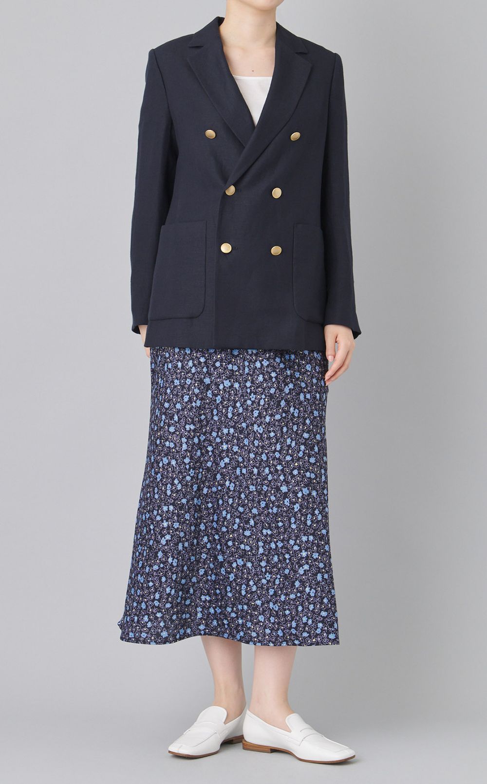 リネンツイルサマーブレザー