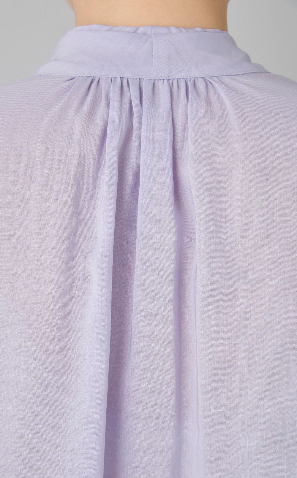 スムースラミーボウタイブラウス