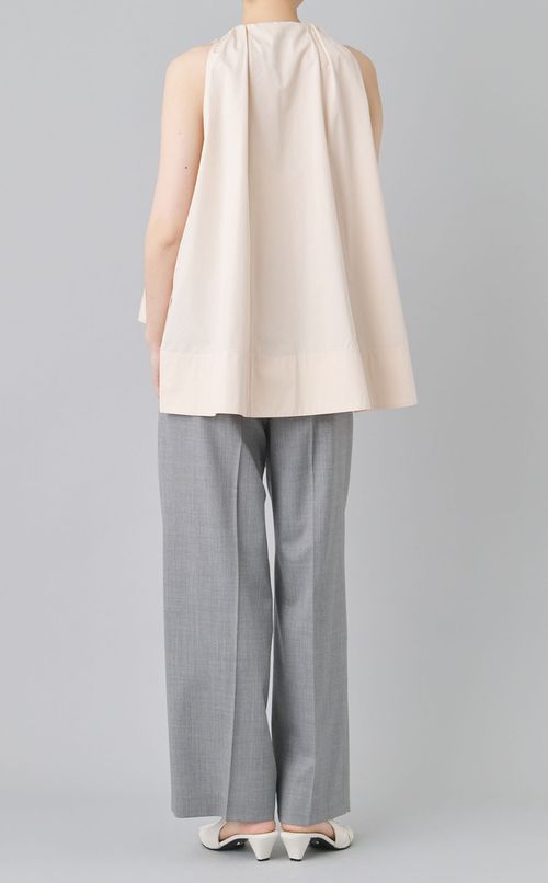 コットンギャザーチュニックブラウス