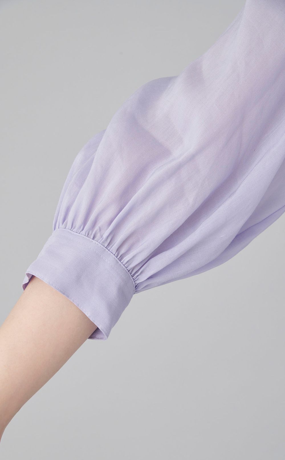 スムースラミーボウタイブラウス