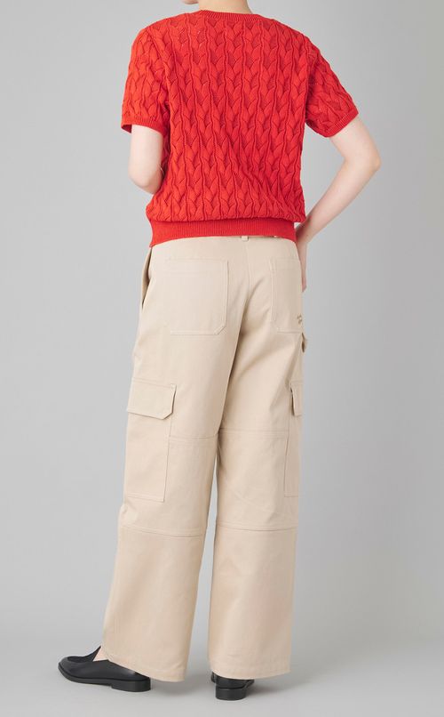 ウェーブニットプルオーバー