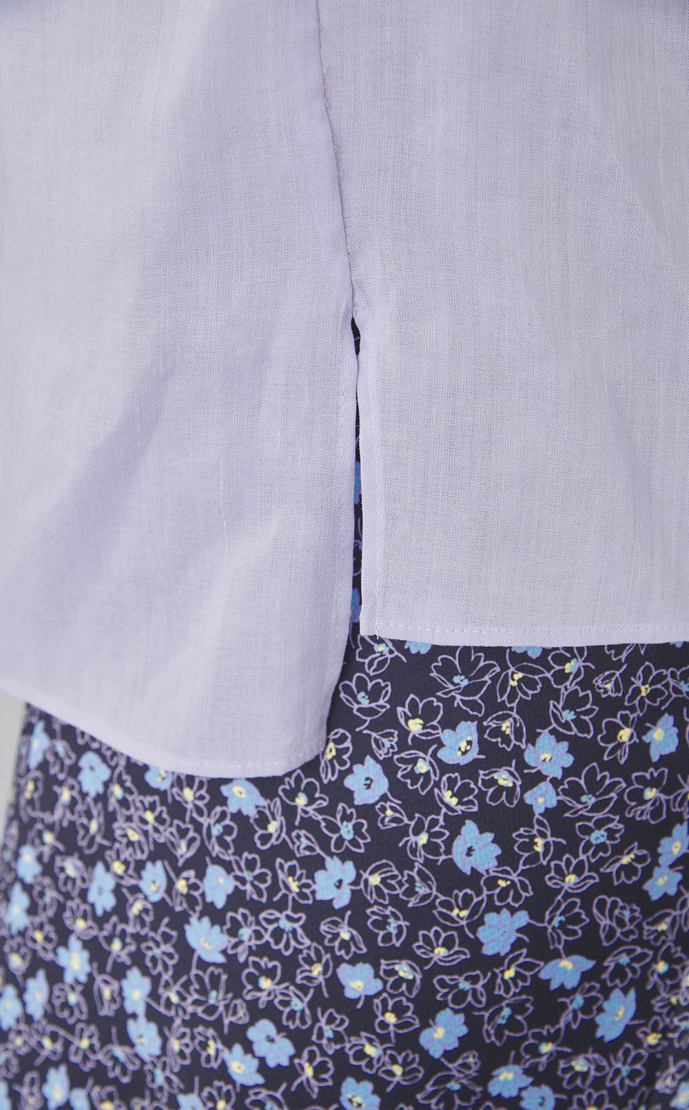 スムースラミーボウタイブラウス