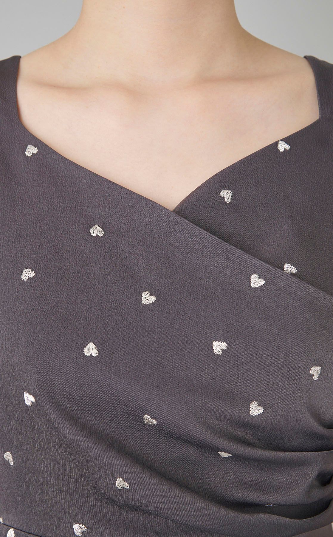 FRAY I.D｜ハートエンブロイダリーワンピース