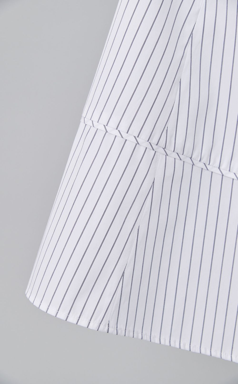 2wayネックフレアシャツワンピース