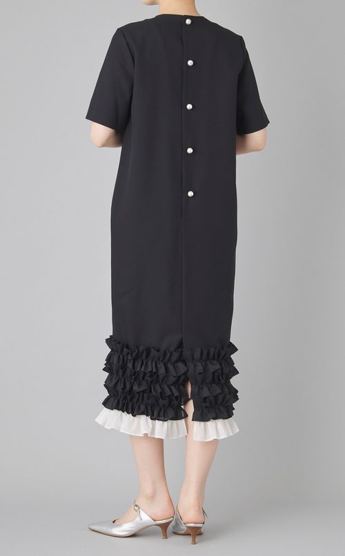 ヘムフリルコクーンワンピース
