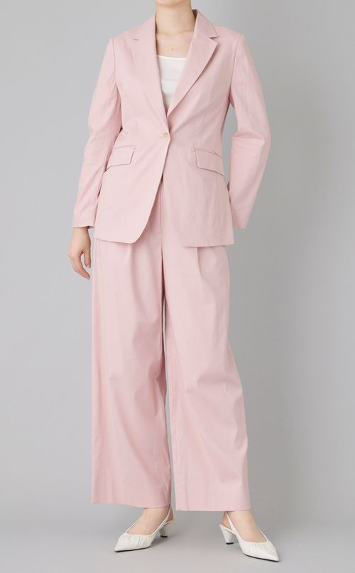 リネンストレッチテーラードジャケット