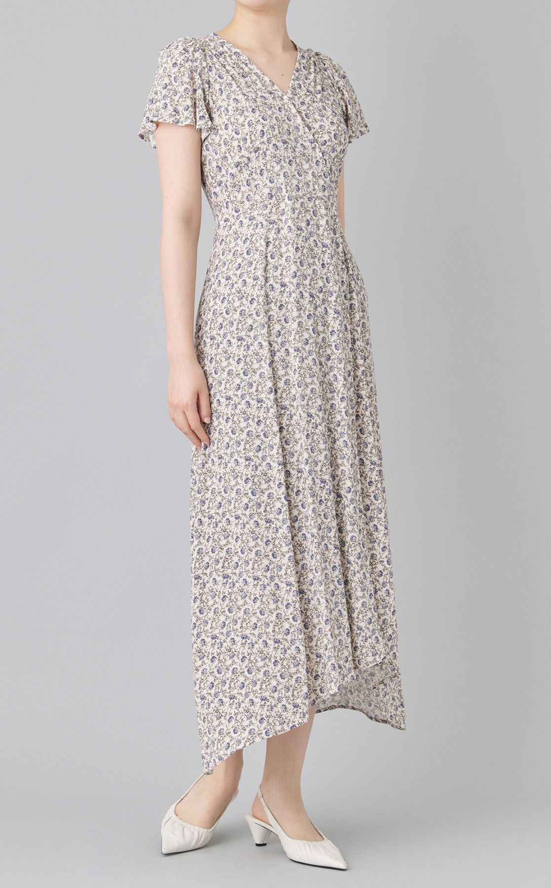 FRAY I.D｜カシュクールプリントワンピース