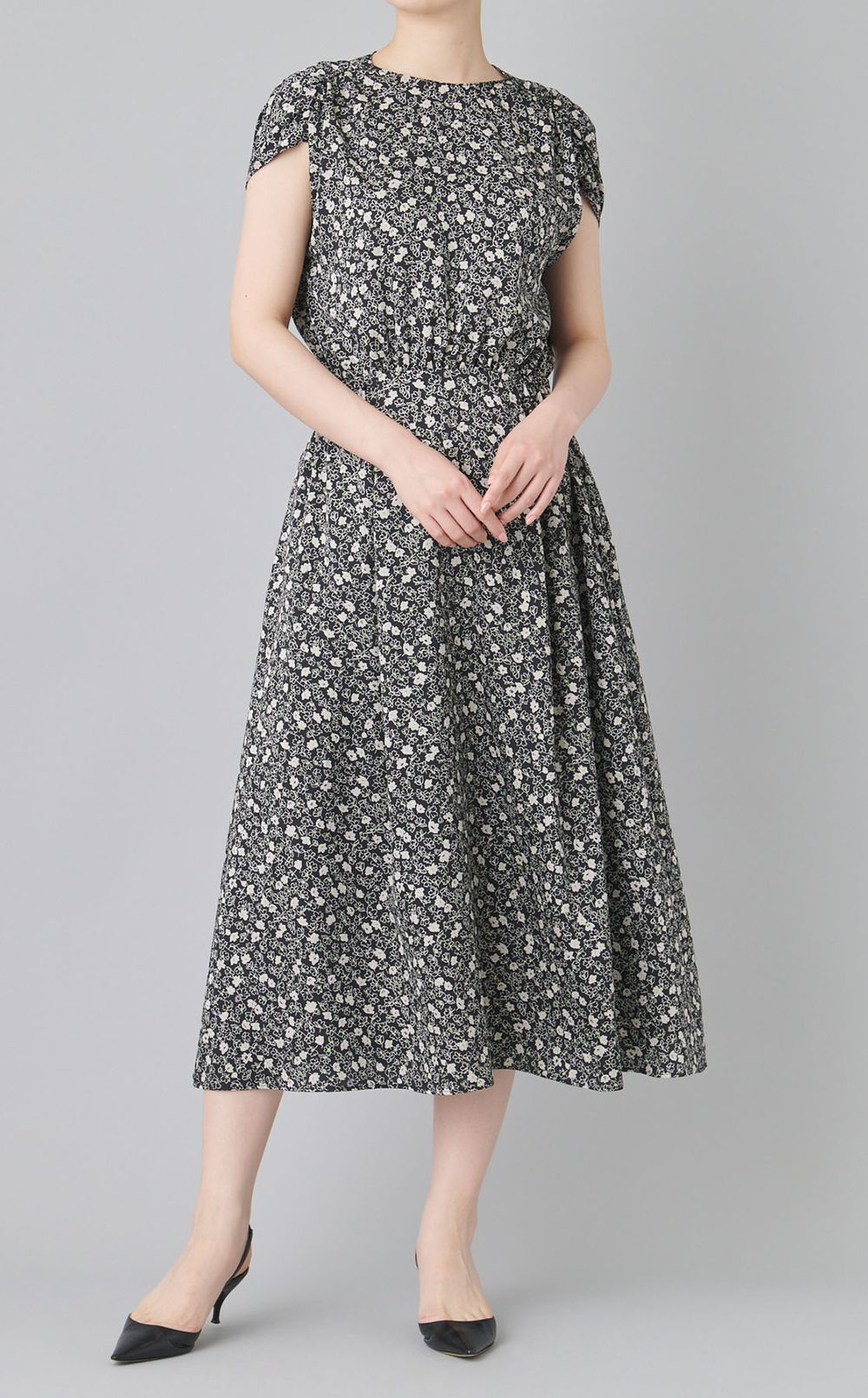 レジェフラワーギャザートップワンピース