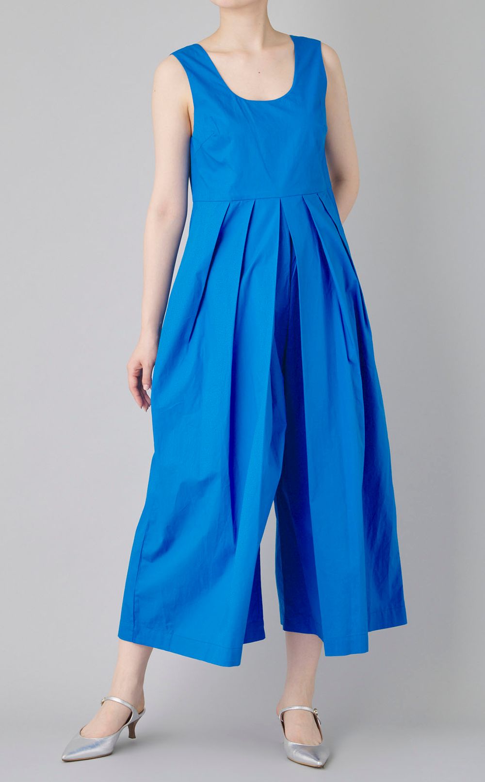 ワイドレッグジャンプスーツ