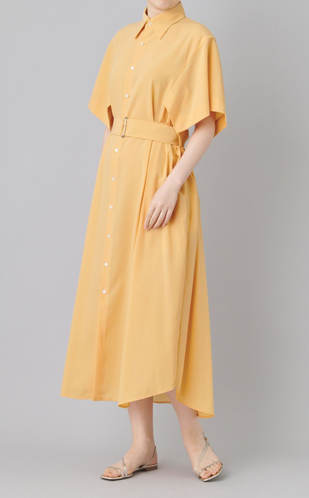 スクエアスリーブドレス