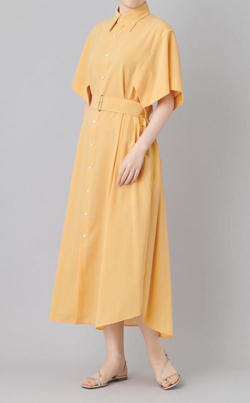 スクエアスリーブドレス