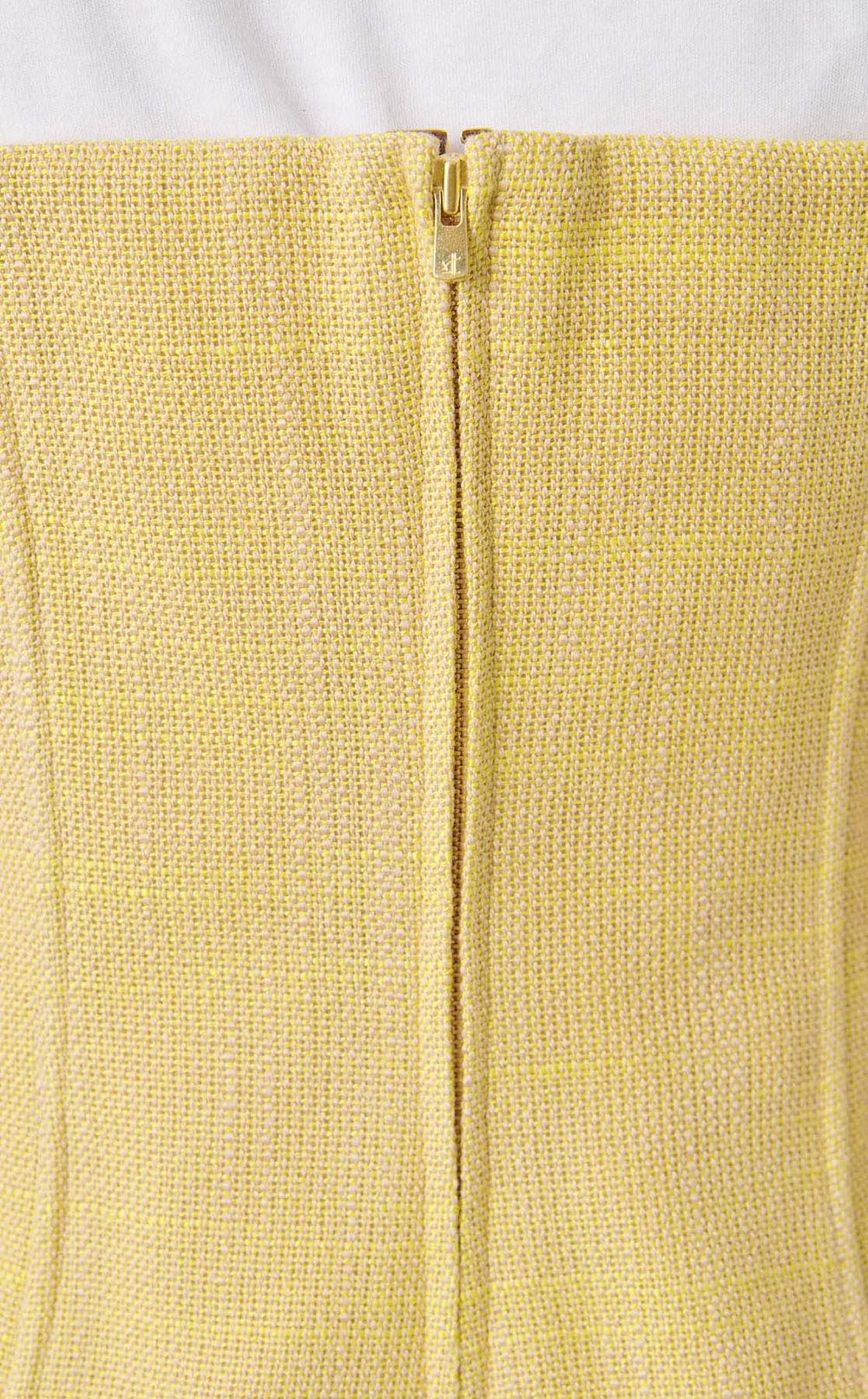 ツイードギャザーベアトップ