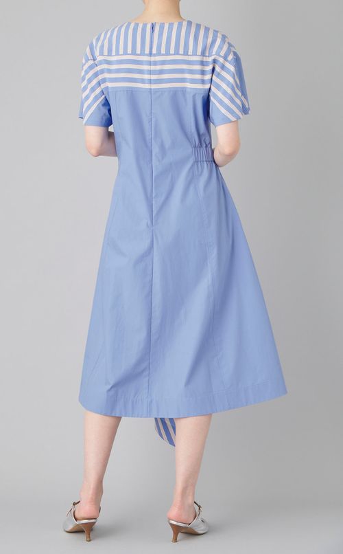 ストライプパネルワンピース