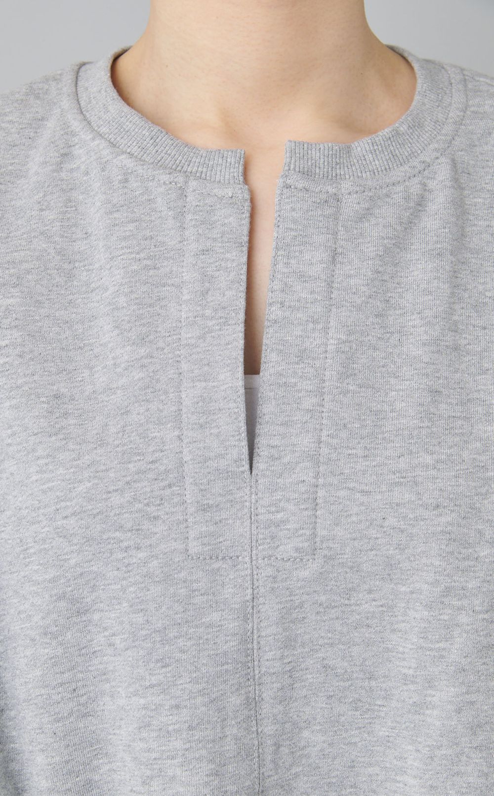 レーススウェットコンビプルオーバー