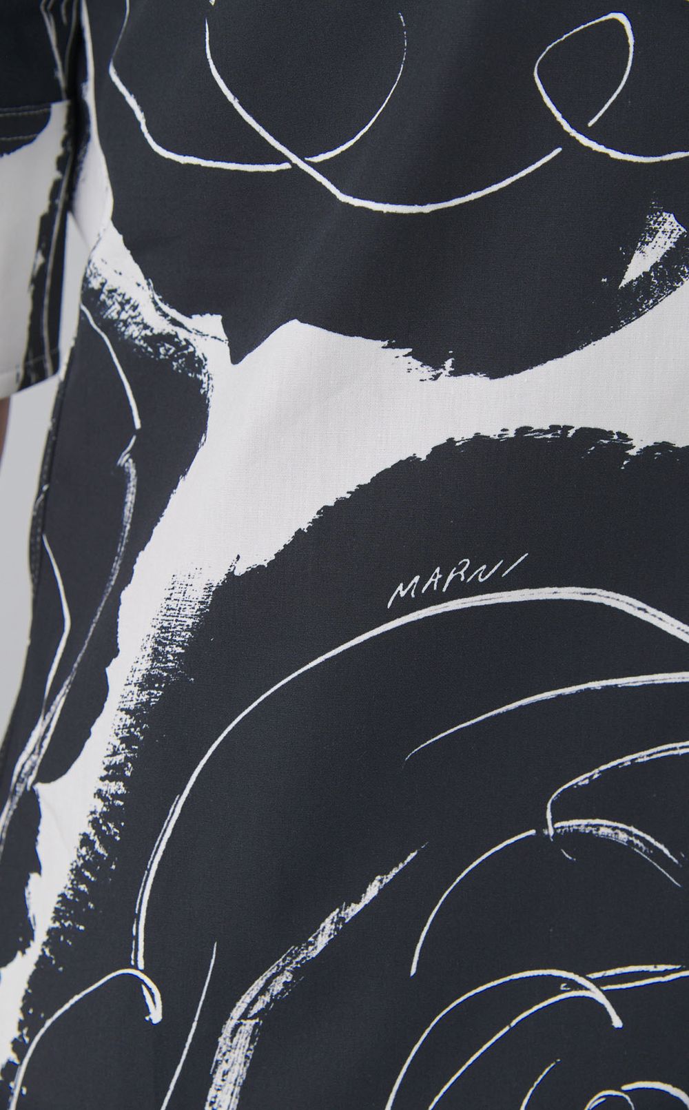 ローズプリントショートスリーブブラウス