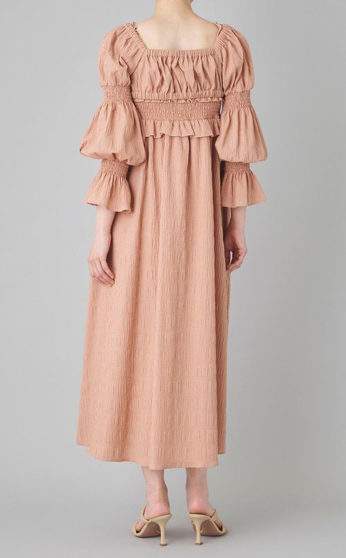 ボレロセットシャーリングワンピース