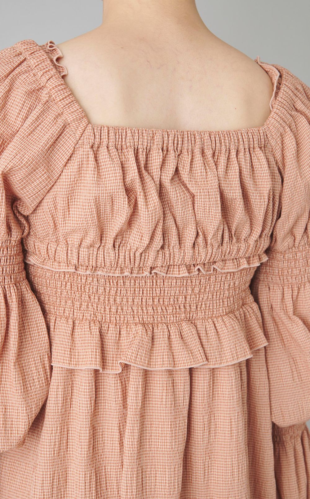 ボレロセットシャーリングワンピース