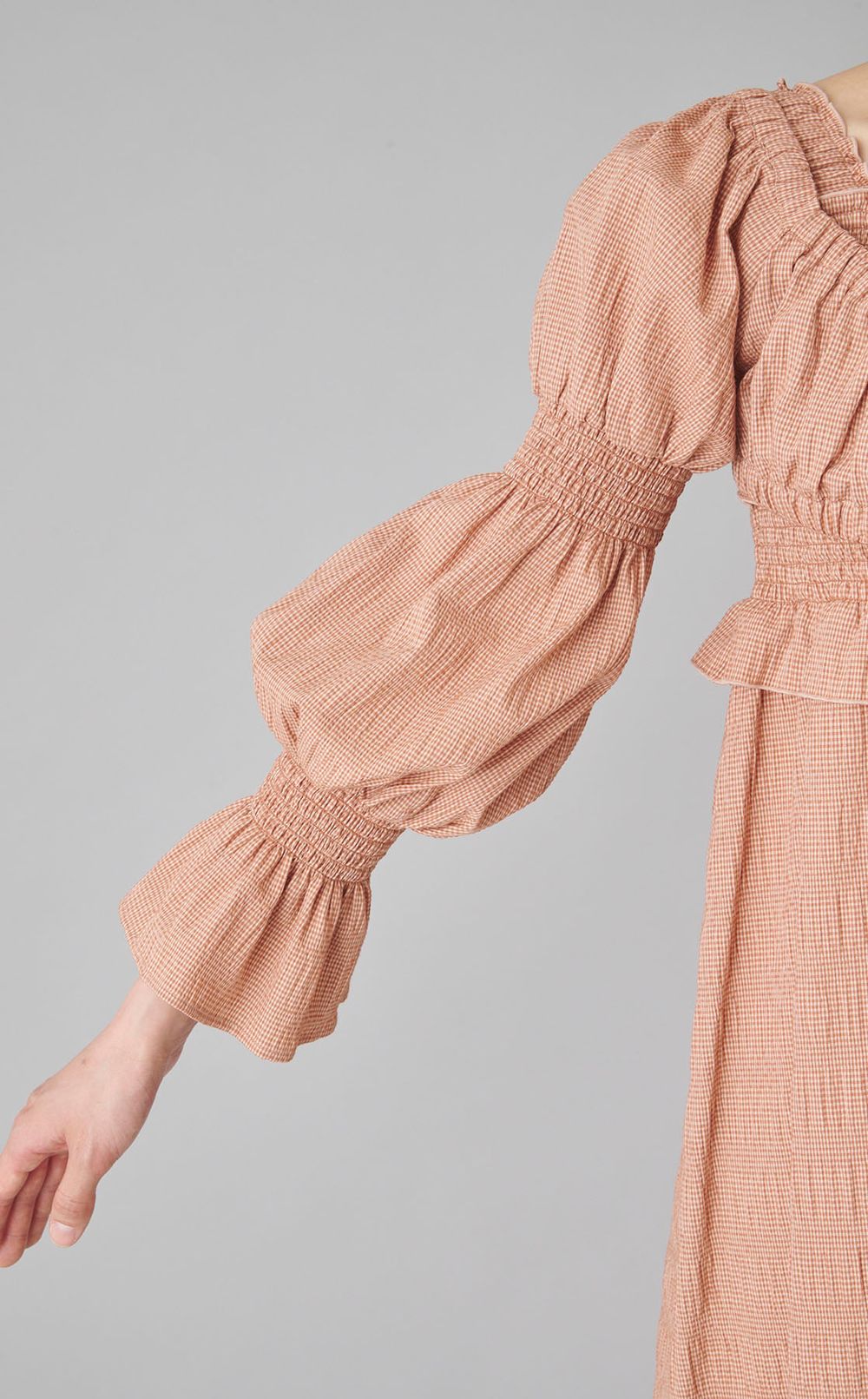 ボレロセットシャーリングワンピース