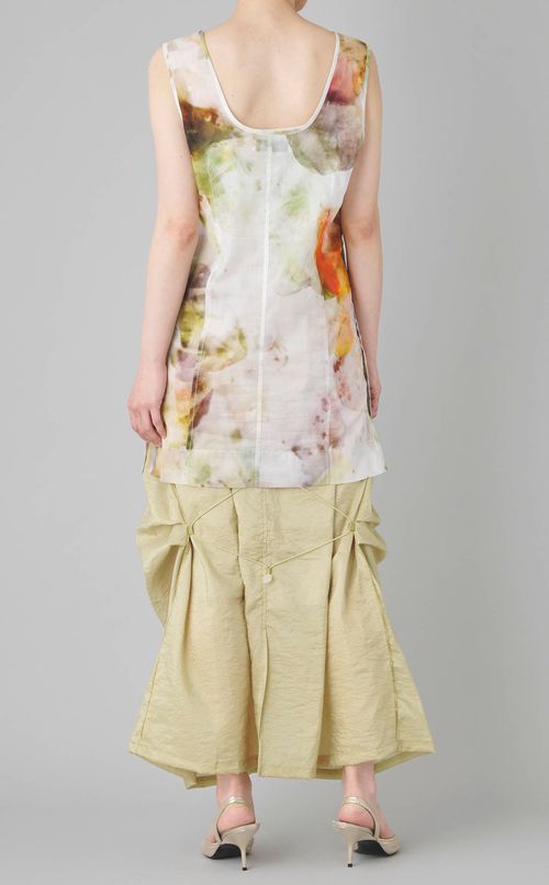 グラデーションプリントタンクトップ