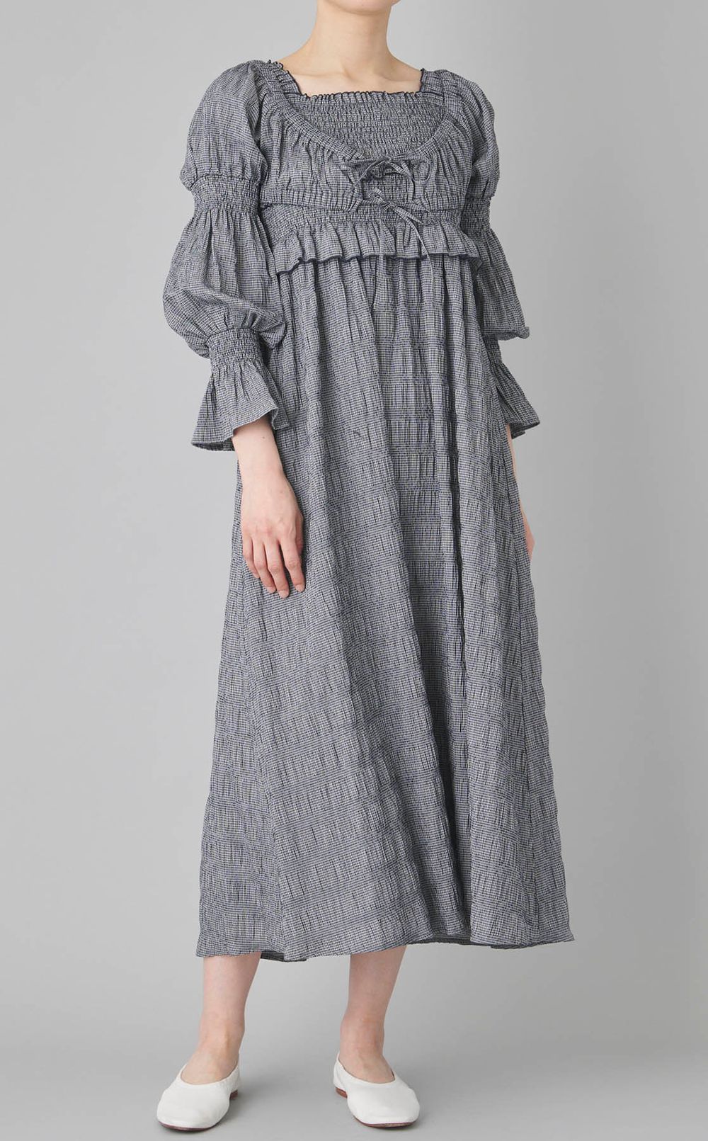 ボレロセットシャーリングワンピース