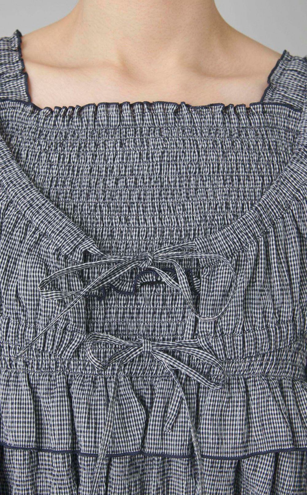 ボレロセットシャーリングワンピース