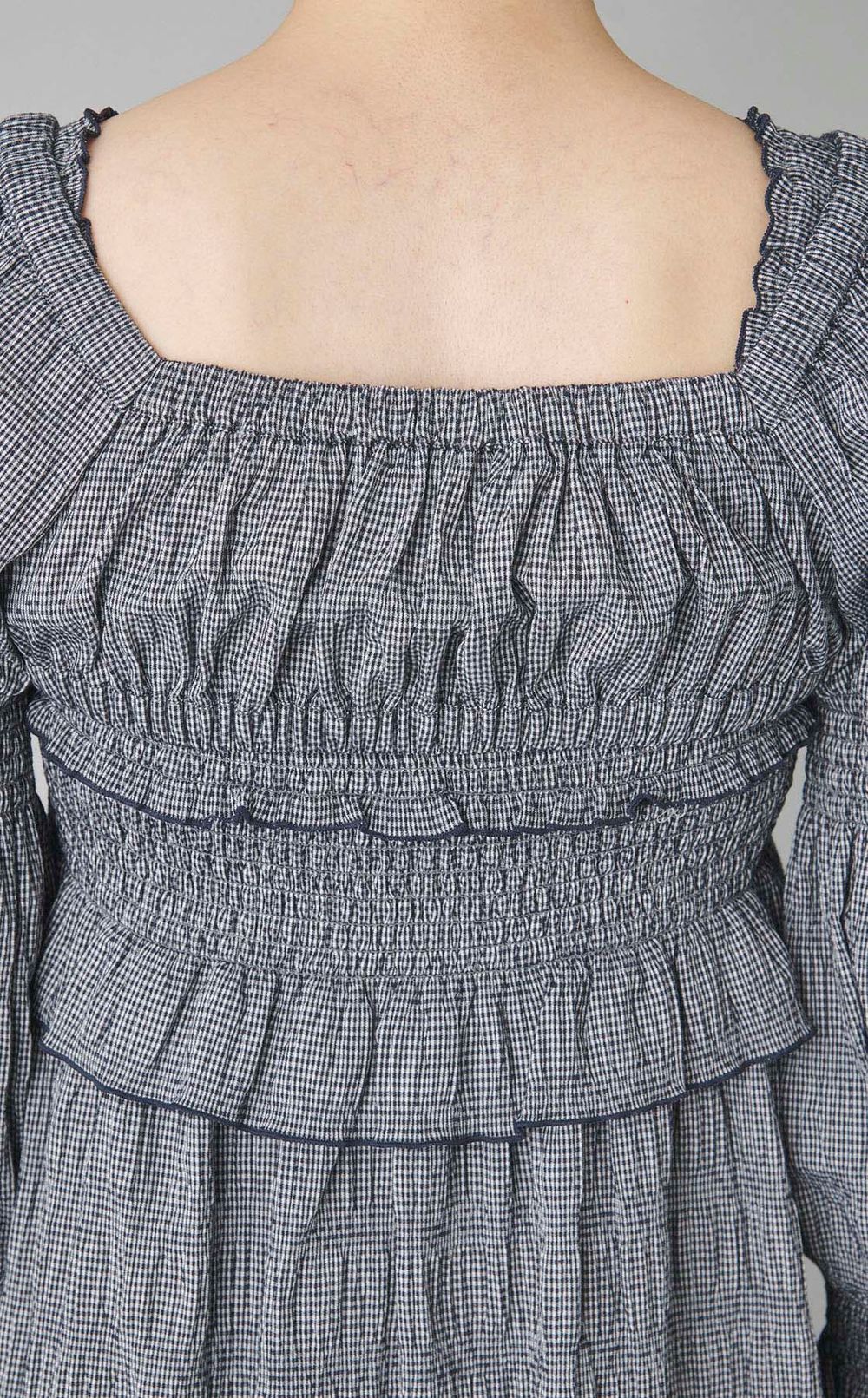 ボレロセットシャーリングワンピース