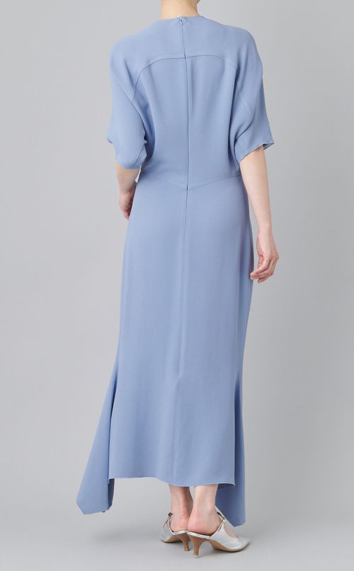 ドロップスリーブミディワンピース