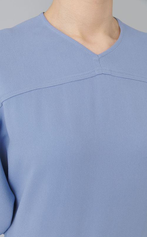 ドロップスリーブミディワンピース