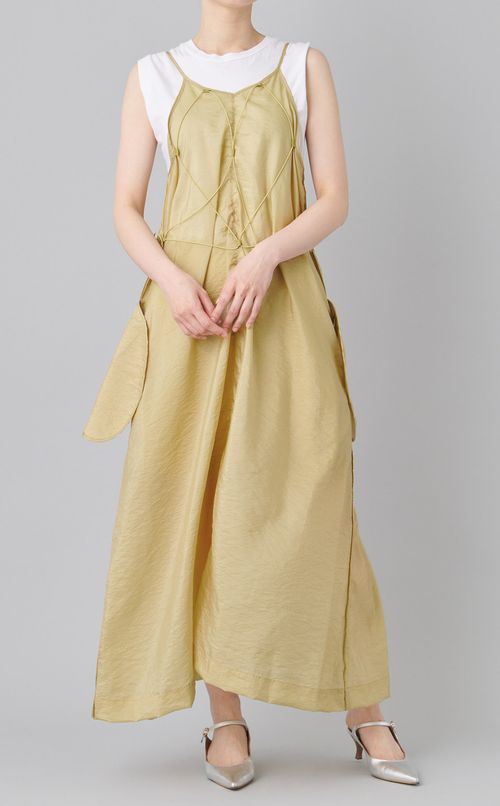 クールナイロンドローコードワンピース